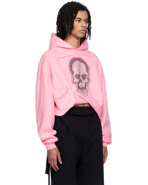 OTTOLINGER Pink Otto Hoodie for men