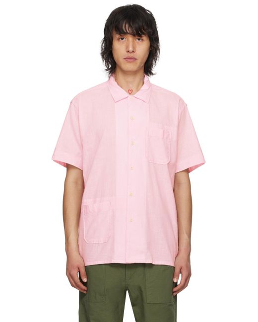 Enginee garments chemise rose à poches plaquées Engineered Garments pour homme en coloris Pink