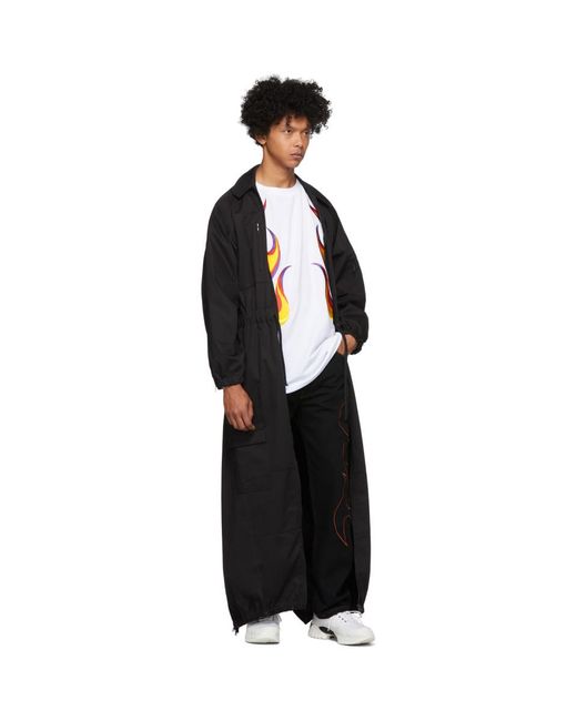 メンズ Etudes Studio ホワイト Desert Flaming ロング スリーブ T