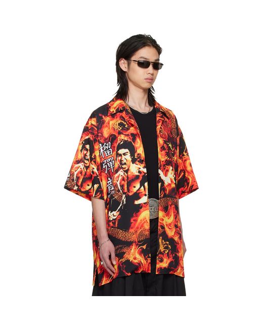 Lu'u Dan Red Bruce Lee X Lựu Đạn & Sleaze Shirt for men