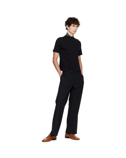 HODAKOVA Black Double T-Shirt for men
