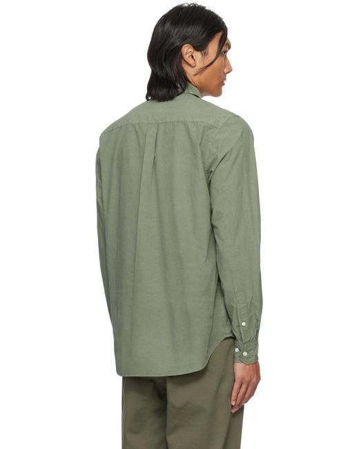 Norse Projects Green Khaki Osvald Shirt for men