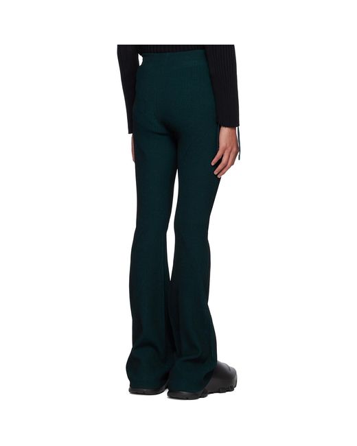 Dion Lee Black Blue Angled Lounge Pants for men