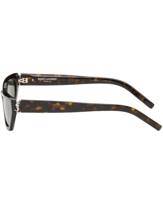 Saint Laurent Multicolor Tortoiseshell Sl M126 Sunglasses for men