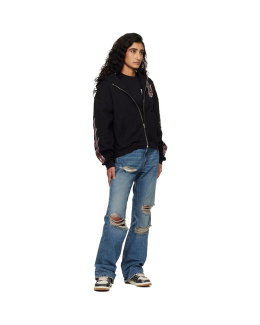 Amiri Black Stud Skel Top Low Sneakers