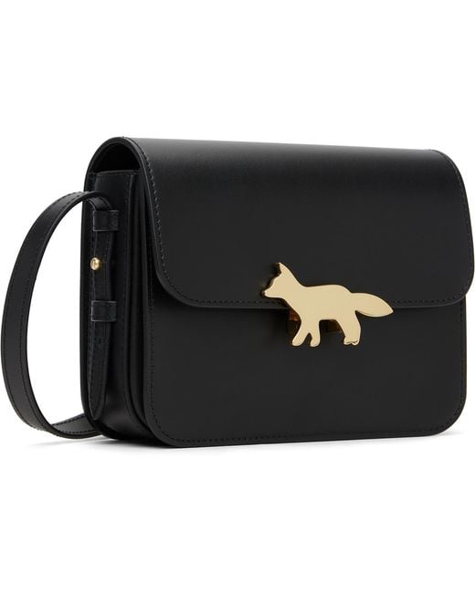 Maison Kitsuné Black Edie Large Bag