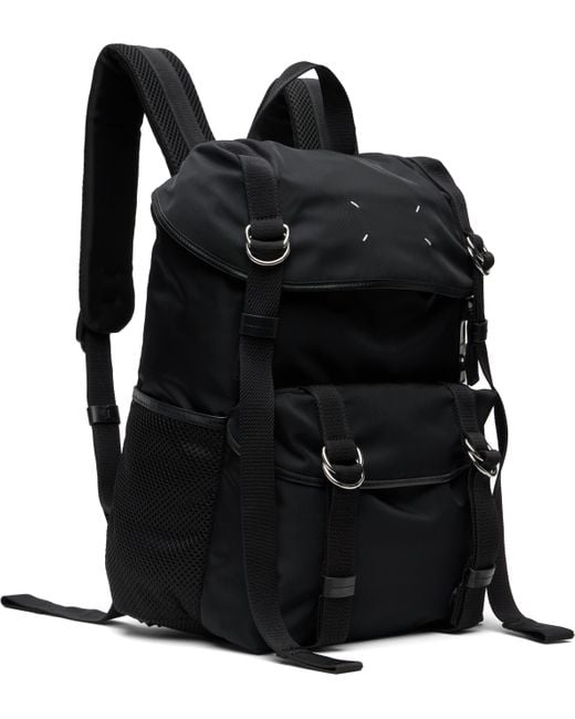 メンズ Maison Margiela ブラック ミディアム High Tech バックパック Black