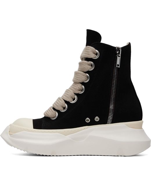 Rick Owens Black Tower Jumbolace Abstract Sneaks Sneakers for men