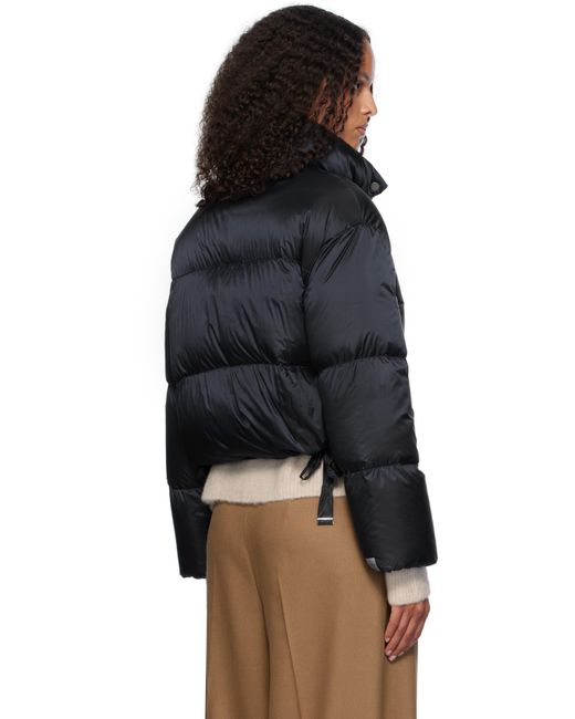 Max Mara ネイビー Ti ダウンジャケット Black