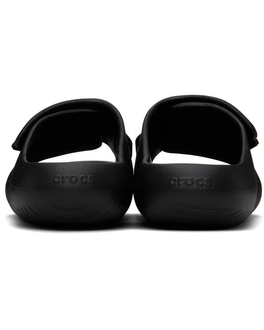 CROCSTM Black Mellow Luxe Recovery Slides for men