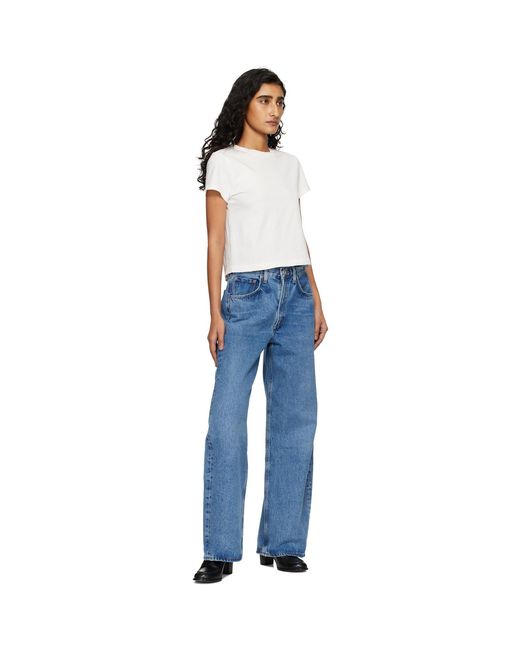 Agolde Blue Low Curve Jeans