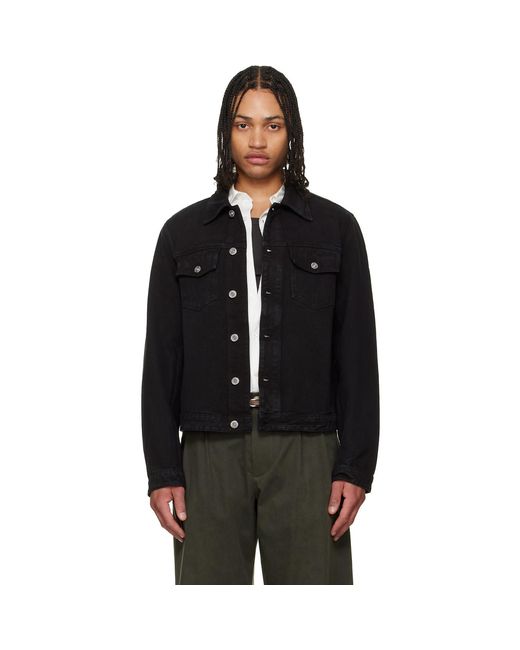 Our Legacy Black Origin Denim Jacket for men