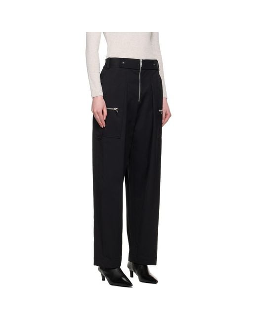 3.1 Phillip Lim Black Os Wide Leg Cargo Pants