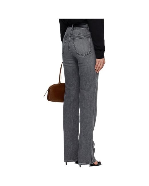 Khaite Black Danielle Stretch Jeans