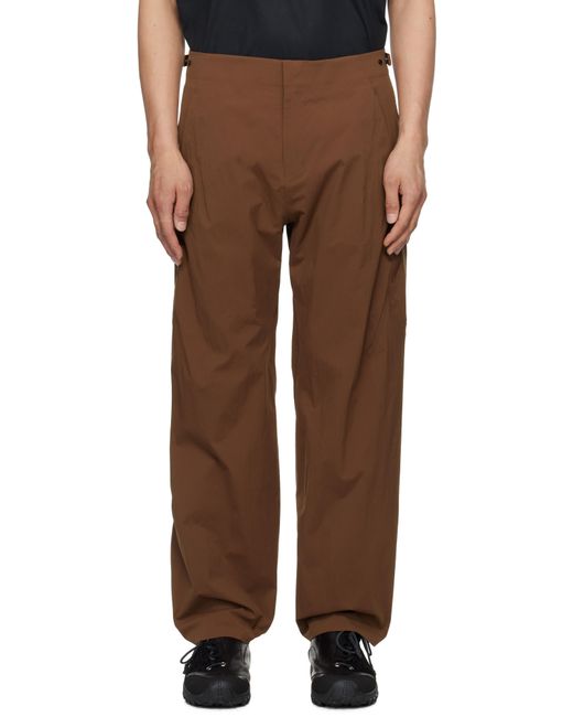 Veilance Brown Spere Lt Cargo Pants for men