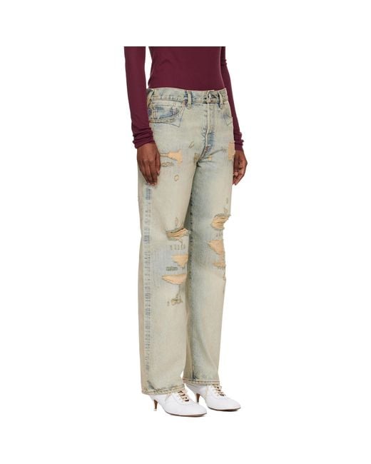 KENZO Black Paris Straight Jeans