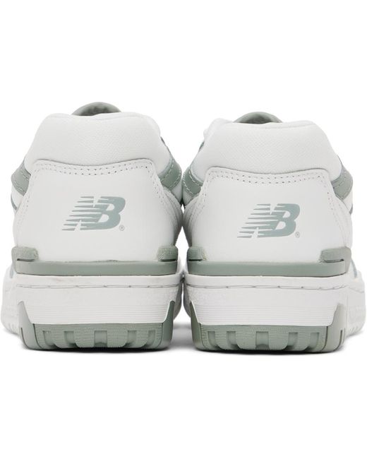 New Balance Black White & Grey 550 Sneakers