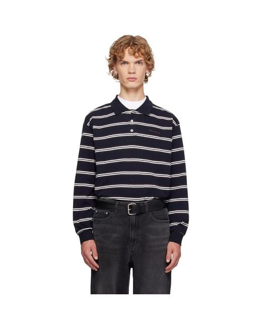 DUNST Blue Collared Polo for men