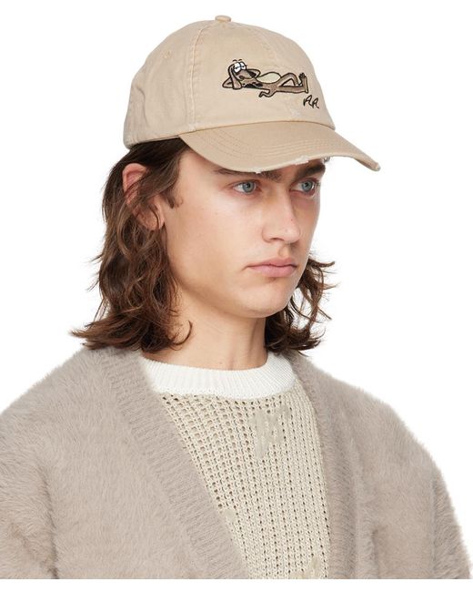 Axel Arigato Brown Wes Distressed Cap for men