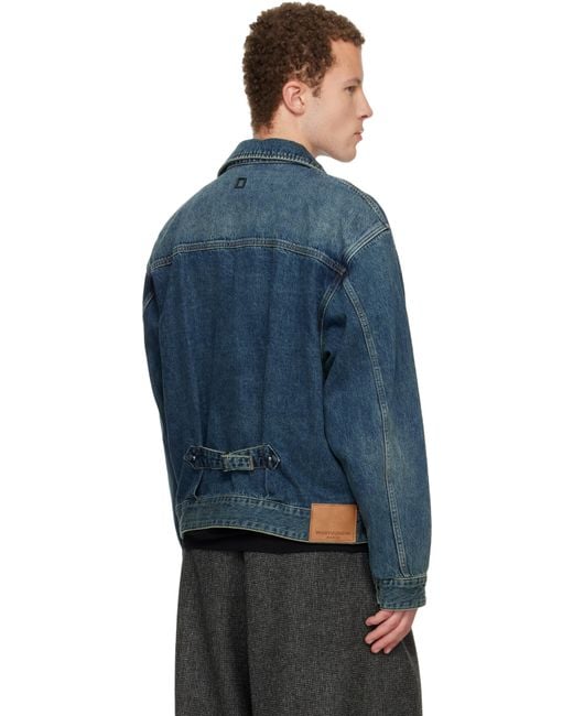 Wooyoungmi Blue Work Wear Denim Jacket for men