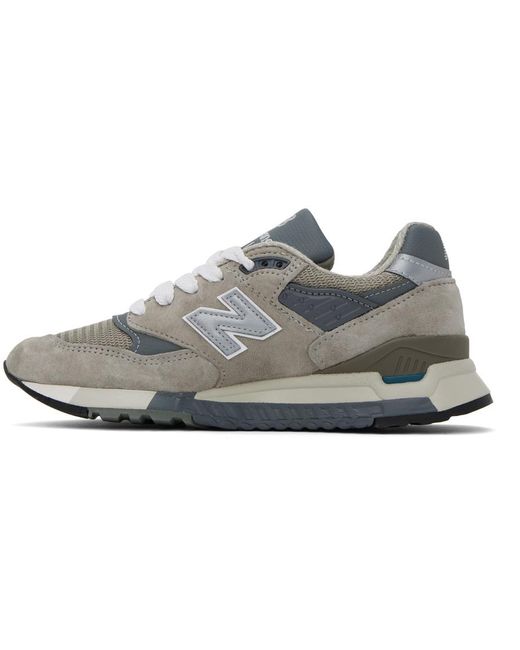 New Balance Black Taupe Made In Usa 998 Core Sneakers