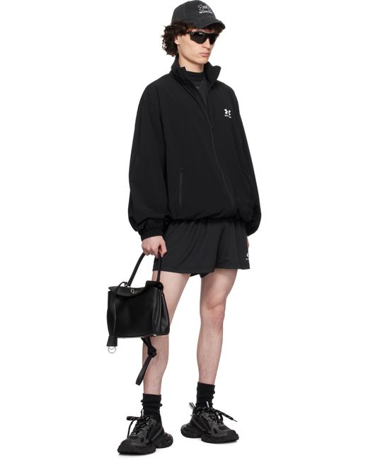 メンズ Balenciaga ブラック スモール Rodeo バッグ Black