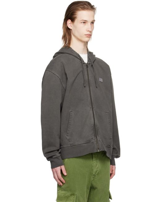 Saturdays NYC Gray Canal Hoodie for men