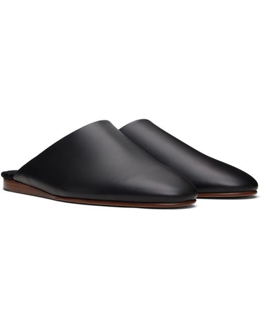 KENZO Black Paris -Luke' Mule Slip-On Loafers for men