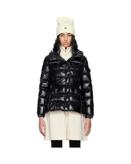 Moncler Black Barante Short Down Jacket