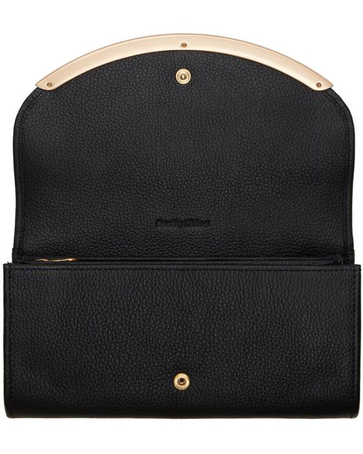 See By Chloé Black Lizzie Long Wallet