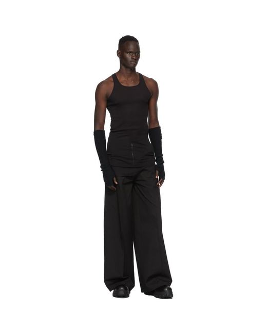 Rick Owens Black Mohair And Alpaca Arm Warmers for Men | Lyst