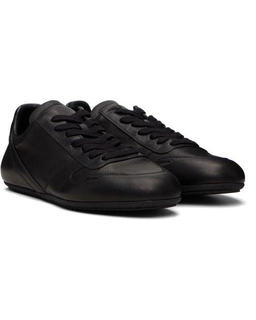 Rick Owens Black Temple Minimal Sneakers for men