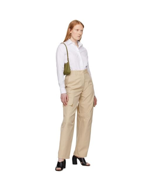 Palm Angels Natural Pocket Trousers