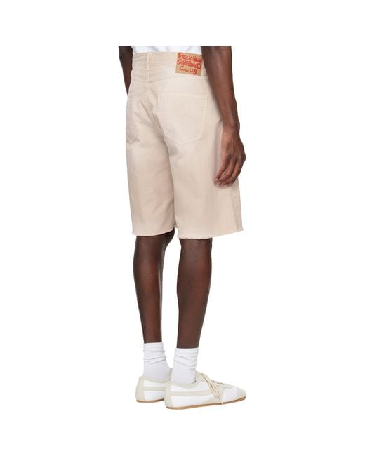 Stockholm Surfboard Club Natural 5-Pocket Chino Shorts for men