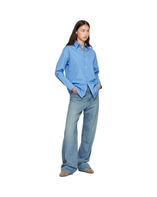 A.P.C. Blue Kayla Shirt