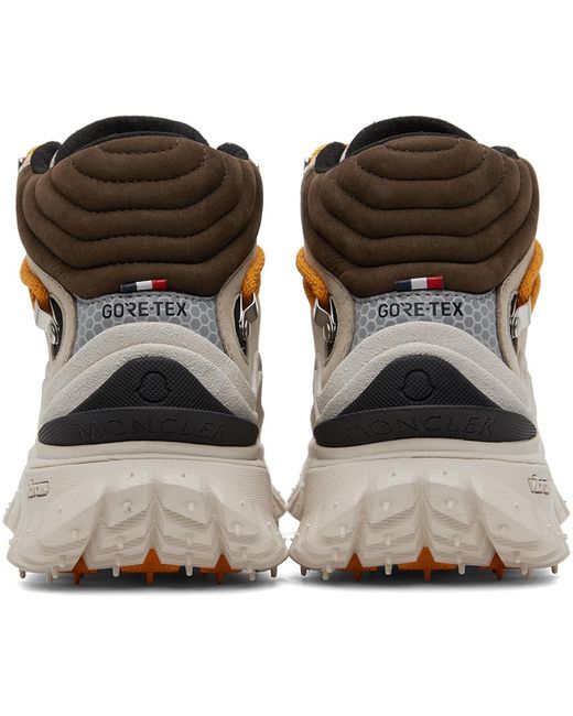 Moncler Black Beige Trailgrip Gtx Ankle Boots