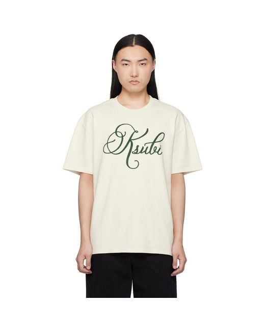 Ksubi Natural Off- Prestige Biggie S/S T-Shirt for men
