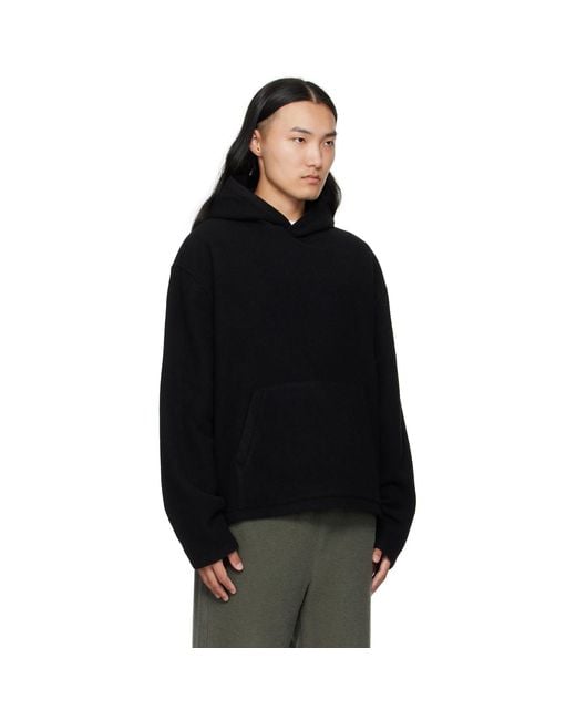 Rier Black Hoodie for men