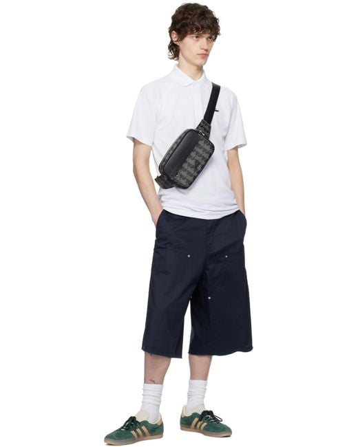 Lacoste Black 'The Blend' Belt Bag for men