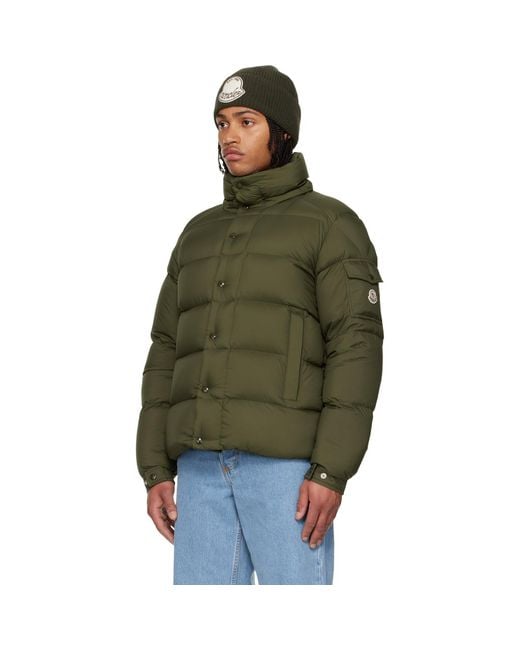 Moncler Green Maya 70 Hooded Short Down Jacket for men