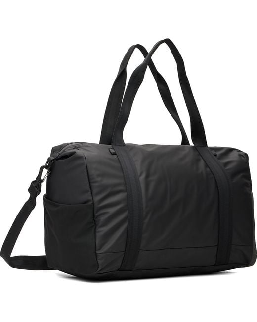 Boss Black Reflective-Detail Duffle Bag for men