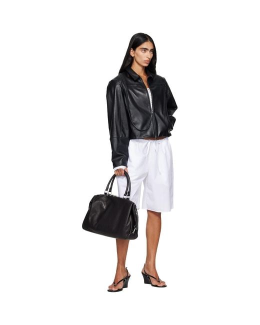 MARGE SHERWOOD Black Dumpling Stud Bag