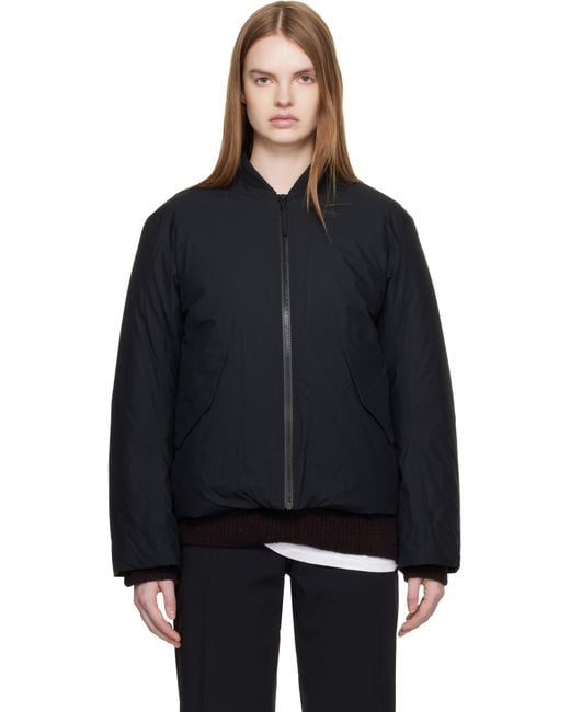 Veilance Black Decca Down Bomber Jacket