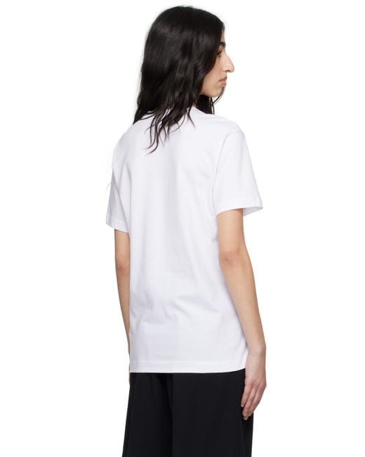 Comme des Garçons White Logo T-Shirt