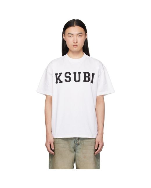 Ksubi White Touchdown Ekcess S/S T-Shirt for men