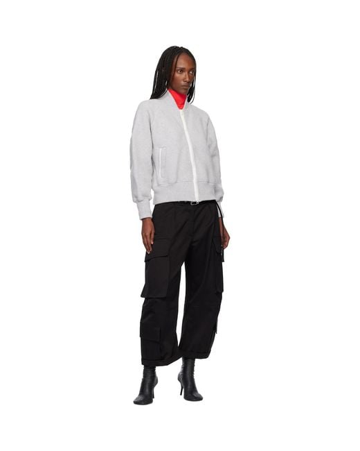 Canada Goose White Label' Sierra Fleece Bomber Jacket
