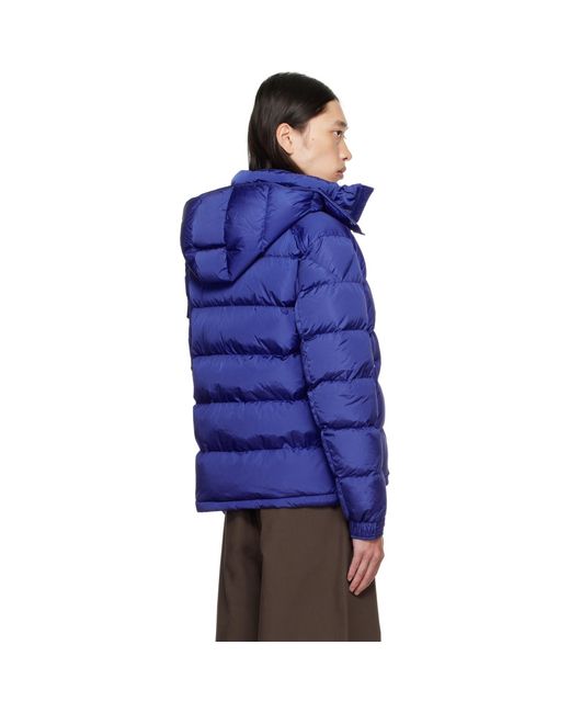 Moncler Blue Maya Short Down Jacket for men
