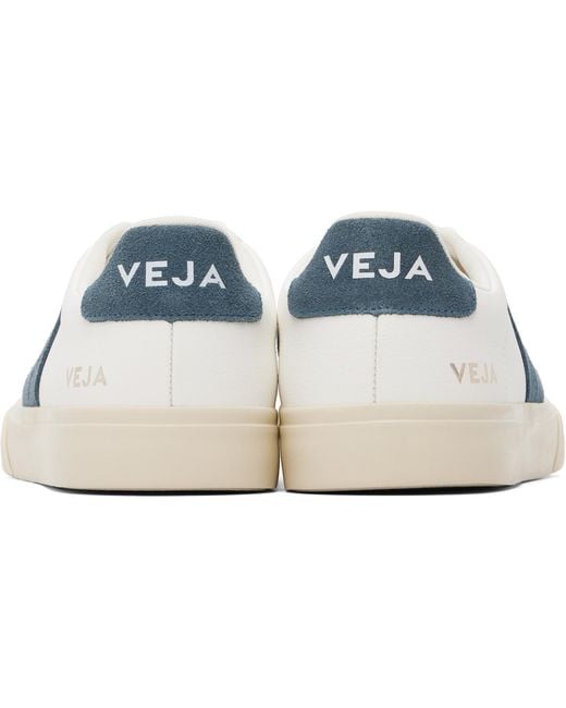 Veja Black Campo Leather Sneakers for men