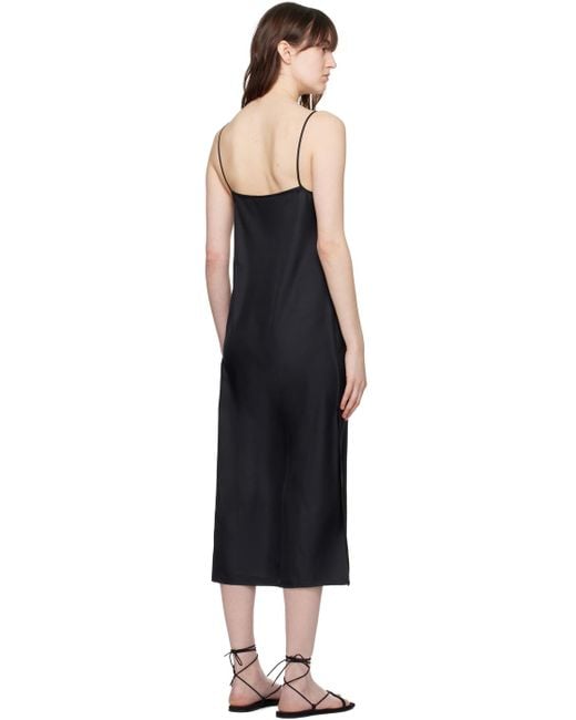 Loulou de Saison Black Sulum Midi Dress