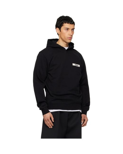 Jacquemus Black Les Classiques 'The Gros Grain' Hoodie for men